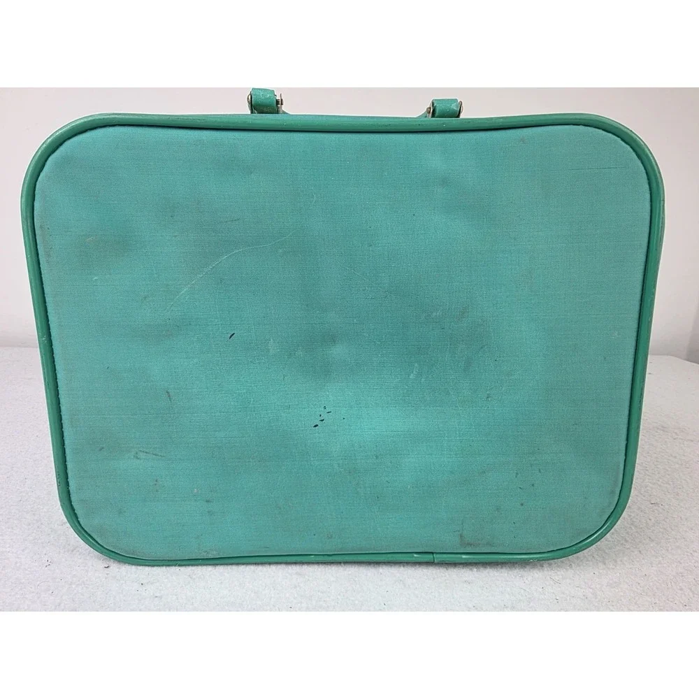 Vintage 1990 Alvin And‎ The Chipmunks Britney Teal Green Mini Suitcase *READ*